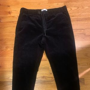 Zara velour joggers